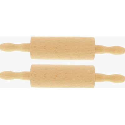 Inny producent Wałek Drewniany Dla Dzieci 2 Sztuki 26 Cm Obrotowy Rolka Ciasta Marcepan Inny producent Wałek Drewniany Dla Dzieci 2 Sztuki 26 Cm Obrotowy Rolka Ciasta Marcepan
