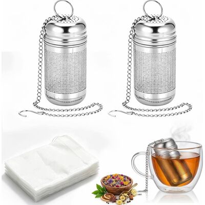 Inny producent Zaparzacz Sitko Do Herbaty 3x7cm Worki Filtrujące 100 Sztuk Stal Nierdzewna Inny producent Zaparzacz Sitko Do Herbaty 3x7cm Worki Filtrujące 100 Sztuk Stal Nierdzewna
