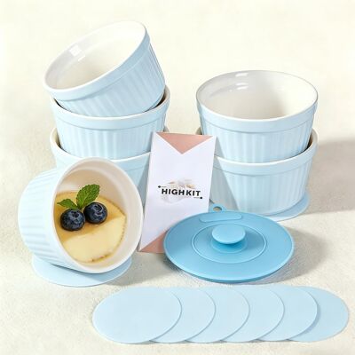 Inny producent Zestaw 6 Ramekinów Ceramicznych 200 Ml 9 Cm Do Sufletu, Puddingu I Sosów Inny producent Zestaw 6 Ramekinów Ceramicznych 200 Ml 9 Cm Do Sufletu, Puddingu I Sosów