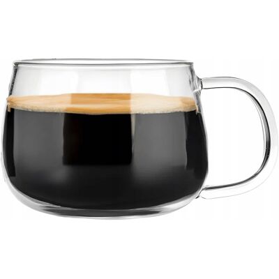 Zestaw 6 szklanek z uchem Kubki szklane Filiżanki Altom Design Bianca 420ml Zestaw 6 szklanek z uchem Kubki szklane Filiżanki Altom Design Bianca 420ml
