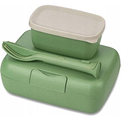Inny producent Zestaw Śniadaniowy Lunchbox Zielony Na Lunch 4 Szt / Koziol Inny producent Zestaw Śniadaniowy Lunchbox Zielony Na Lunch 4 Szt / Koziol