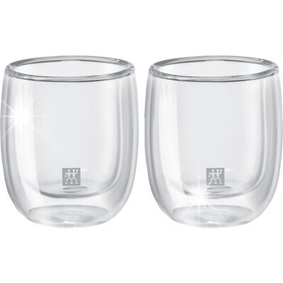 Zwilling Sorrento Zestaw Dwóch Szklanek Do Espresso 80 Ml Zwilling Sorrento Zestaw Dwóch Szklanek Do Espresso 80 Ml