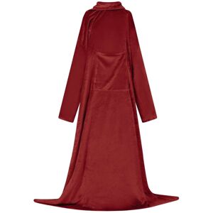 vidaXL Bluza-koc Bordeaux Czerwony Flanela vidaXL Bluza-koc Bordeaux Czerwony Flanela