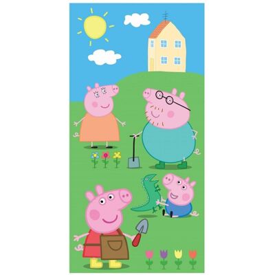 Carbotex, Świnka Peppa, Ręcznik dziecięcy, 70x140 cm Carbotex, Świnka Peppa, Ręcznik dziecięcy, 70x140 cm