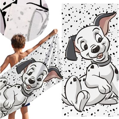 sarcia.eu DISNEY 101 Dalmatyńczyków Biały SZYBKOSCHNĄCY ręcznik plażowy, kąpielowy, 100% BAWEŁNA 70x140 cm OEKO-TEX sarcia.eu DISNEY 101 Dalmatyńczyków Biały SZYBKOSCHNĄCY ręcznik plażowy, kąpielowy, 100% BAWEŁNA 70x140 cm OEKO-TEX