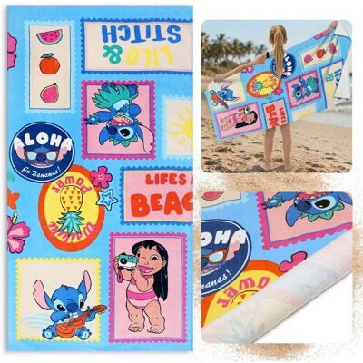 sarcia.eu DISNEY Stitch Kolorowy, SZYBKOSCHNĄCY ręcznik plażowy, kąpielowy, 100% BAWEŁNA 70x140 cm OEKO-TEX sarcia.eu DISNEY Stitch Kolorowy, SZYBKOSCHNĄCY ręcznik plażowy, kąpielowy, 100% BAWEŁNA 70x140 cm OEKO-TEX