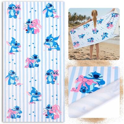 sarcia.eu DISNEY Stitch SZYBKOSCHNĄCY ręcznik plażowy, kąpielowy, 100% BAWEŁNA 70x140 cm OEKO-TEX sarcia.eu DISNEY Stitch SZYBKOSCHNĄCY ręcznik plażowy, kąpielowy, 100% BAWEŁNA 70x140 cm OEKO-TEX