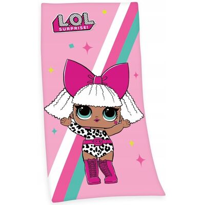 Inny producent DUŻY Ręcznik plażowy 75x150 LOL SURPRISE L.O.L. kąpielowy bawełniany Inny producent DUŻY Ręcznik plażowy 75x150 LOL SURPRISE L.O.L. kąpielowy bawełniany