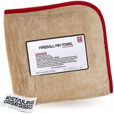 Inny producent FIREBALL PIN TOWEL RED 72x95cm mega chłonny ręcznik z mikrofibry do auta Inny producent FIREBALL PIN TOWEL RED 72x95cm mega chłonny ręcznik z mikrofibry do auta