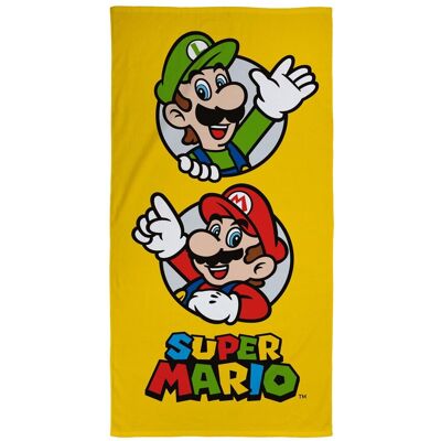 Halantex, ręcznik kąpielowy, Super Mario NO-471T, 70x140 Halantex, ręcznik kąpielowy, Super Mario NO-471T, 70x140