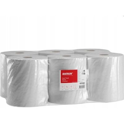 KATRIN Ręcznik Papierowy w rolce 1W makulatura 6 rolek 433383 KATRIN Ręcznik Papierowy w rolce 1W makulatura 6 rolek 433383