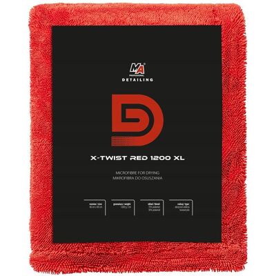 Inny producent MA Professional Detailing X-TWIST RED 1200GSM XL ręcznik do osuszania 60x90 Inny producent MA Professional Detailing X-TWIST RED 1200GSM XL ręcznik do osuszania 60x90