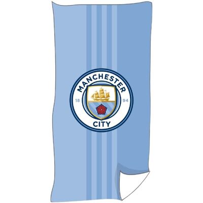 TEXTIEL Manchester City RĘCZNIK PLAŻOWY KĄPIELOWY BAWEŁNIANY 140 x 70 cm TEXTIEL Manchester City RĘCZNIK PLAŻOWY KĄPIELOWY BAWEŁNIANY 140 x 70 cm