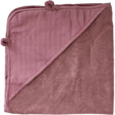 Inna producent Markland Pure Muślin ręcznik kąpielowy niemowlęcy 75x75cm Dusty Rose Inna producent Markland Pure Muślin ręcznik kąpielowy niemowlęcy 75x75cm Dusty Rose