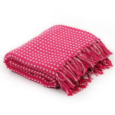 vidaXL Bawełniana kocowa w kratę 160x210 cm - Kołdra vidaXL Bawełniana kocowa w kratę 160x210 cm - Kołdra