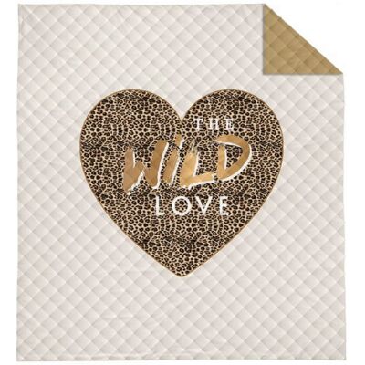Detexpol Narzuta dekoracyjna 200x220 Wild love serce beżowa K 109 Holland 14 Detexpol Narzuta dekoracyjna 200x220 Wild love serce beżowa K 109 Holland 14