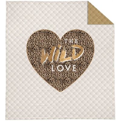 Detexpol Narzuta dekoracyjna 220x240 Wild love serce beżowa K 109 Holland 14 Detexpol Narzuta dekoracyjna 220x240 Wild love serce beżowa K 109 Holland 14
