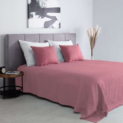 Dekoria Narzuta Na Łóżko 260X260 Linen Pink, 260 X 260 Cm Dekoria Narzuta Na Łóżko 260X260 Linen Pink, 260 X 260 Cm