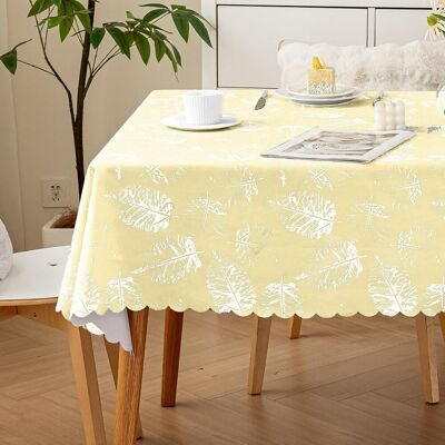 Inny producent Obrus Cerata na Stół Prostokątna Wodoodporna Zmywalna Żółta 140 x 220 cm Inny producent Obrus Cerata na Stół Prostokątna Wodoodporna Zmywalna Żółta 140 x 220 cm