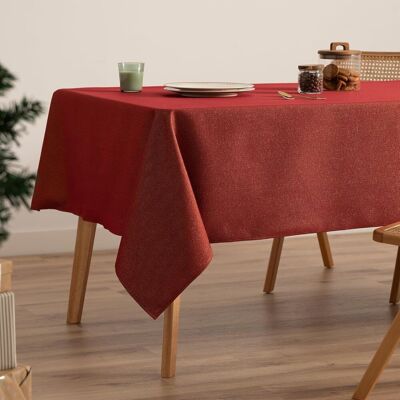 Inny producent Obrus Świąteczny Elegancki Luksusowy Wytrzymały Czerwony 140x240 cm Inny producent Obrus Świąteczny Elegancki Luksusowy Wytrzymały Czerwony 140x240 cm