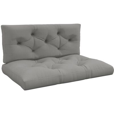 Poduszka na 2-osobową paletę Outsunny, 120 cm x 80 cm x 12 cm, poduszka na ławkę z filtrem UV, wodoodporna poduszka na siedzisko, poduszka na ławkę .. Poduszka na 2-osobową paletę Outsunny, 120 cm x 80 cm x 12 cm, poduszka na ławkę z filtrem UV, wodoodporna poduszka na siedzisko, poduszka na ławkę ..