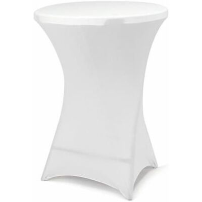 Garthen - D06313 - Biały - Stretch pokrowiec na stół Garthen - D06313 - Biały - Stretch pokrowiec na stół