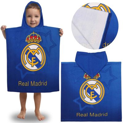 Real Madrid Real Madryt Dziecięcy Ręcznik Na Basen, Szybkoschnące Poncho Z Kapturem Dla Dzieci 55X110 Cm Oeko-Tex Real Madrid Real Madryt Dziecięcy Ręcznik Na Basen, Szybkoschnące Poncho Z Kapturem Dla Dzieci 55X110 Cm Oeko-Tex