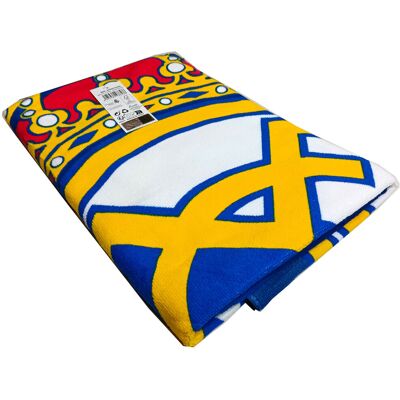 Real Madrid Real Madryt ręcznik plażowy kibica 140 x 70 cm kolekcja klubowa oficjalna RM_586 Real Madrid Real Madryt ręcznik plażowy kibica 140 x 70 cm kolekcja klubowa oficjalna RM_586