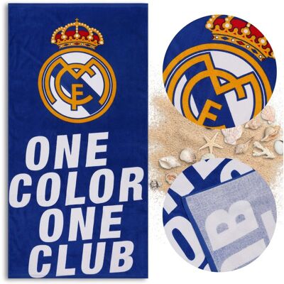 Real Madrid Real Madryt Szybkoschnący Ręcznik Plażowy, Kąpielowy Dla Kibica Bawełniany Na Plażę 70X140 Cm Real Madrid Real Madryt Szybkoschnący Ręcznik Plażowy, Kąpielowy Dla Kibica Bawełniany Na Plażę 70X140 Cm