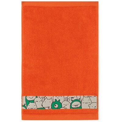 Zwoltex Ręcznik 70x130 Slames zwierzątka Oranż-K17-5195 pomarańczowy frotte bawełniany dziecięcy Zwoltex Ręcznik 70x130 Slames zwierzątka Oranż-K17-5195 pomarańczowy frotte bawełniany dziecięcy