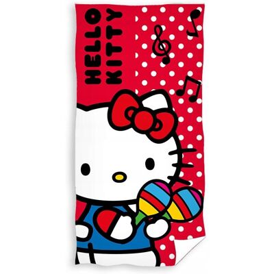 Carbotex RĘCZNIK bawełniany HELLO KITTY 70x140 cm Carbotex RĘCZNIK bawełniany HELLO KITTY 70x140 cm