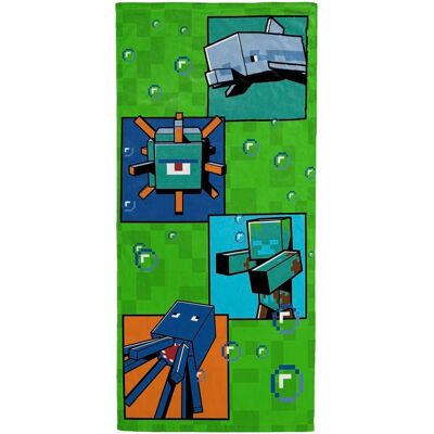 Carbotex Ręcznik Bawełniany Minecraft 70x140 Cm Carbotex Ręcznik Bawełniany Minecraft 70x140 Cm