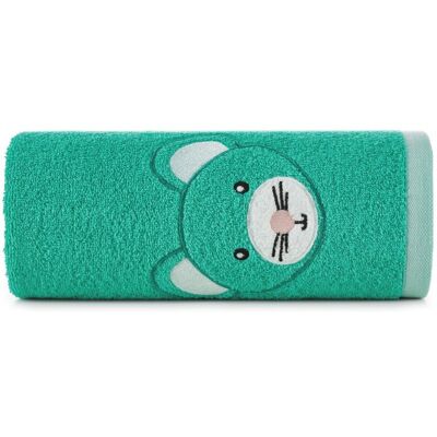 Eurofirany Ręcznik dziecięcy 70x140 Baby 71 miętowy myszka 450 g/m2 Eurofirany Ręcznik dziecięcy 70x140 Baby 71 miętowy myszka 450 g/m2