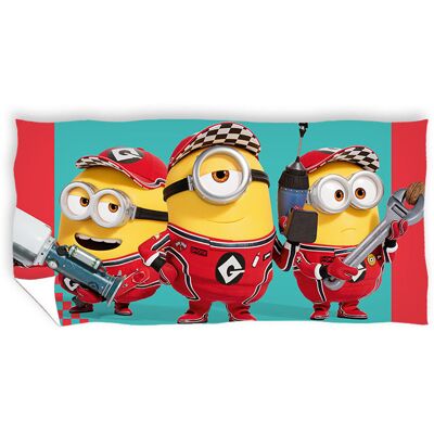Carbotex Ręcznik kąpielowy dla dziecka 70x140 FROTA 100% BAWEŁNA Minionki narzędzia Carbotex Ręcznik kąpielowy dla dziecka 70x140 FROTA 100% BAWEŁNA Minionki narzędzia