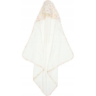Little Dutch Ręcznik dla niemowląt Cape - Fairy Wonders, Biały, 75x75cm - Ręcznik dla niemowląt Little Dutch Ręcznik dla niemowląt Cape - Fairy Wonders, Biały, 75x75cm - Ręcznik dla niemowląt