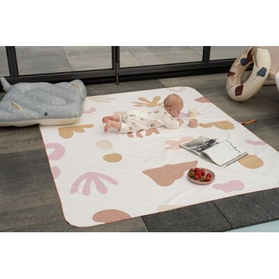 Ręcznik kąpielowy OLYA KIDS wzór ORGANIC BEACH XL 180x160cm Ręcznik kąpielowy OLYA KIDS wzór ORGANIC BEACH XL 180x160cm