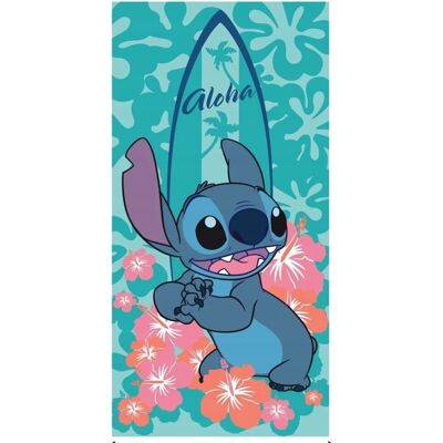 Aymax Ręcznik kąpielowy plażowy Stich szybkoschnący Lilo I Stitch deska 70x140 Aymax Ręcznik kąpielowy plażowy Stich szybkoschnący Lilo I Stitch deska 70x140