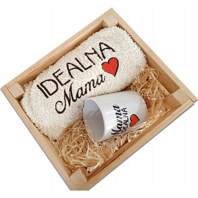 Inny producent Ręcznik kubek Z OKAZJI DNIA MATKI prezent dla mamy zestaw prezentowy mama Inny producent Ręcznik kubek Z OKAZJI DNIA MATKI prezent dla mamy zestaw prezentowy mama