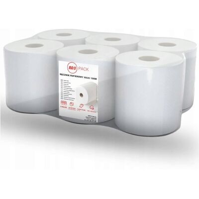Ręcznik Papierowy Maxi 100m Aro-Pack 6 Rolek Ręcznik Papierowy Maxi 100m Aro-Pack 6 Rolek