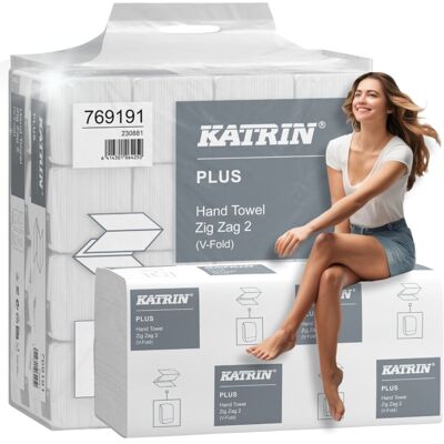 Ręcznik Papierowy ZZ Katrin 2 Warstwy Ekonomiczny do Domu Biura 3104 szt Ręcznik Papierowy ZZ Katrin 2 Warstwy Ekonomiczny do Domu Biura 3104 szt