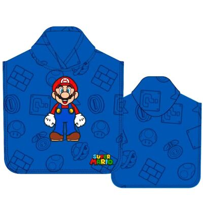 Inny producent RĘCZNIK PONCHO SUPER MARIO Poliester Inny producent RĘCZNIK PONCHO SUPER MARIO Poliester
