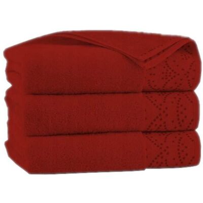 Zwoltex Ręcznik Ravenna 70x140 czerwony Zwoltex Ręcznik Ravenna 70x140 czerwony