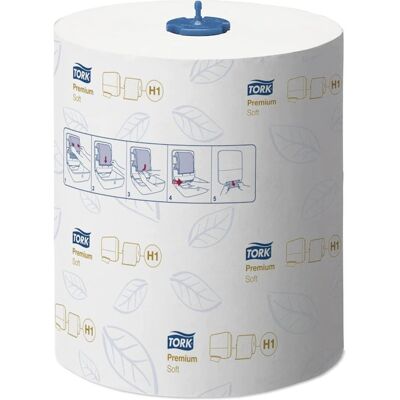Tork Biały dwuwarstwowy ręcznik papierowy - 120m, 6 rolek Tork Biały dwuwarstwowy ręcznik papierowy - 120m, 6 rolek