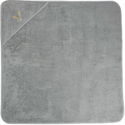 Piapimo Ręcznik Z Kapturkiem 90 X 90 Cm Bambusowo-Bawełniany Szary Z Haftem Kolekcja Towelpower Piapimo Ręcznik Z Kapturkiem 90 X 90 Cm Bambusowo-Bawełniany Szary Z Haftem Kolekcja Towelpower