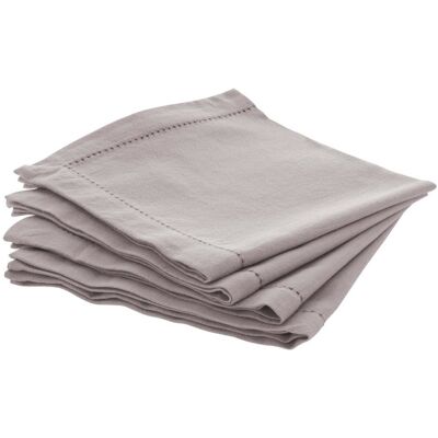 JJA SAS Serwetki Chambray, szare, 40x40 cm, szt. JJA SAS Serwetki Chambray, szare, 40x40 cm, szt.