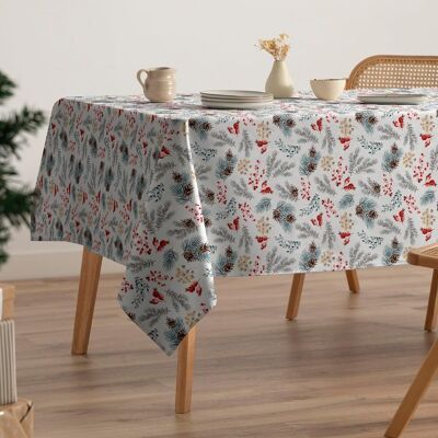 Inny producent Świąteczny Obrus Plamoodporny Bawełniany Prostokątny 160x240 cm Inny producent Świąteczny Obrus Plamoodporny Bawełniany Prostokątny 160x240 cm