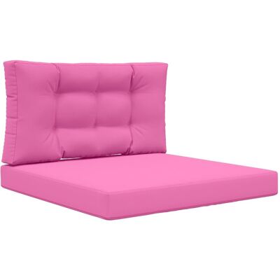 vidaXL Poduszka do sofy na zewnątrz 2 pcs Różowy Poliester vidaXL Poduszka do sofy na zewnątrz 2 pcs Różowy Poliester