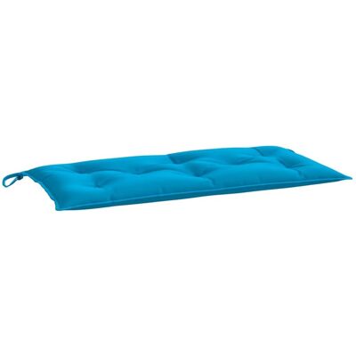 vidaXL Poduszka na ławkę ogrodową, jasnoniebieska 110x50x7 cm, tkanina vidaXL Poduszka na ławkę ogrodową, jasnoniebieska 110x50x7 cm, tkanina
