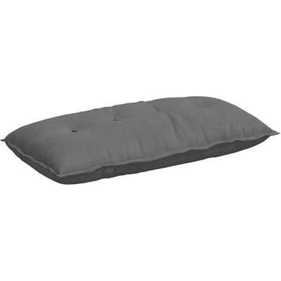 vidaXL Poduszka na plecy Ciemnoszary 100 x 50 cm Tkanina mikrofibrowa vidaXL Poduszka na plecy Ciemnoszary 100 x 50 cm Tkanina mikrofibrowa