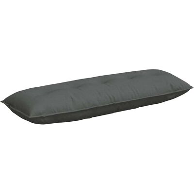 vidaXL Poduszka na plecy Ciemnoszary 140 x 19 x 50 cm tkanina vidaXL Poduszka na plecy Ciemnoszary 140 x 19 x 50 cm tkanina